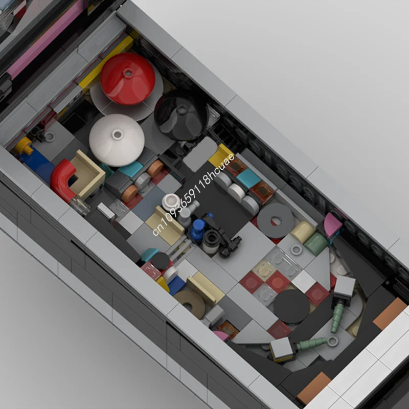 1033 قطعة MOC الخالق البديل آلة الكرة والدبابيس نموذج بناء هدايا عيد الميلاد كتل فكرة البناء التعليم لعبة الطوب الاطفال