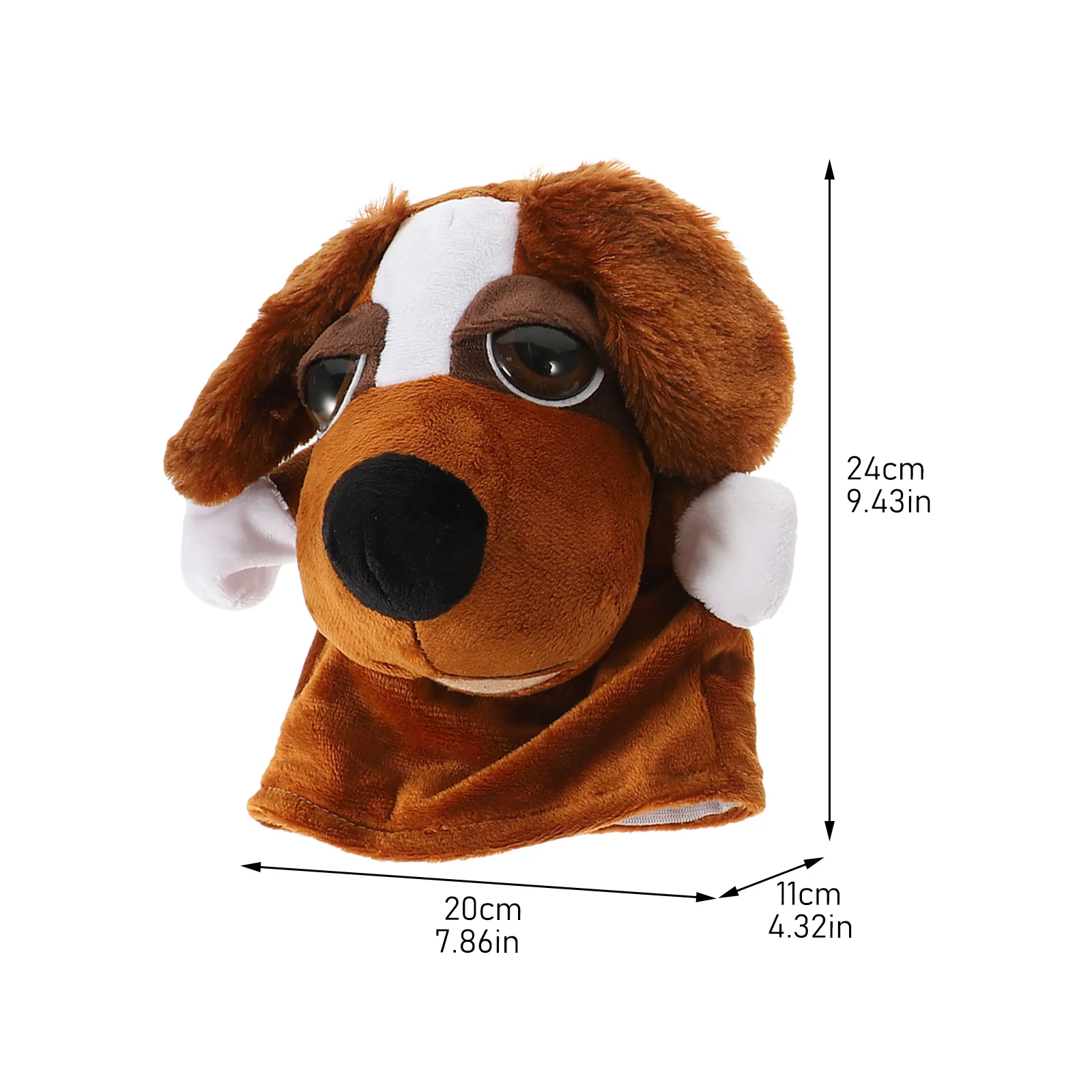 2Pcs Cartoon Animal Hand Puppet Interactive Educational Role Play Storytelling Prop for Children Animal Hand Puppets