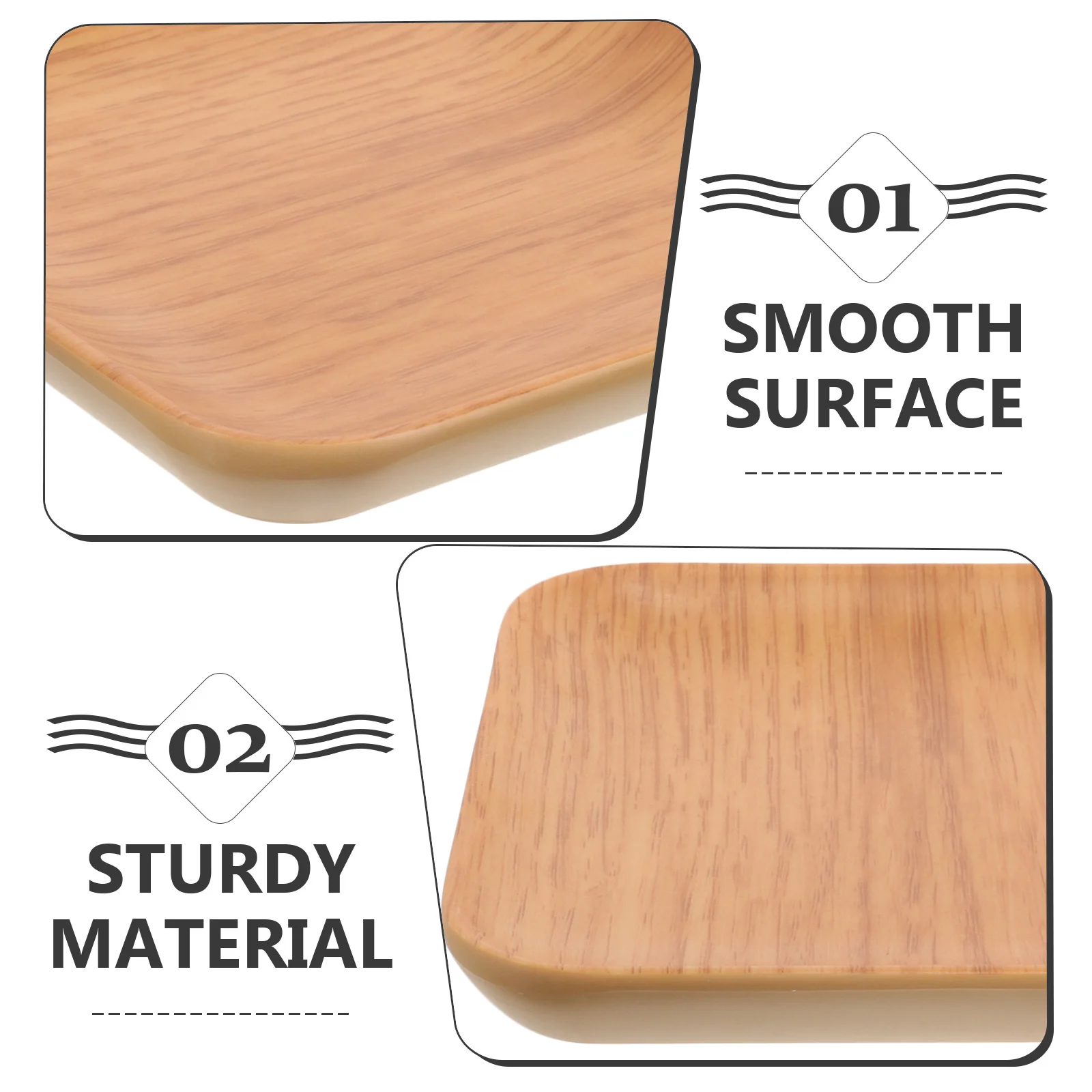 

Coffee Bean Scale Tray Precise Measurement Wood Grain Design Large Capacity Multi- Kitchen Dining Room Canteen