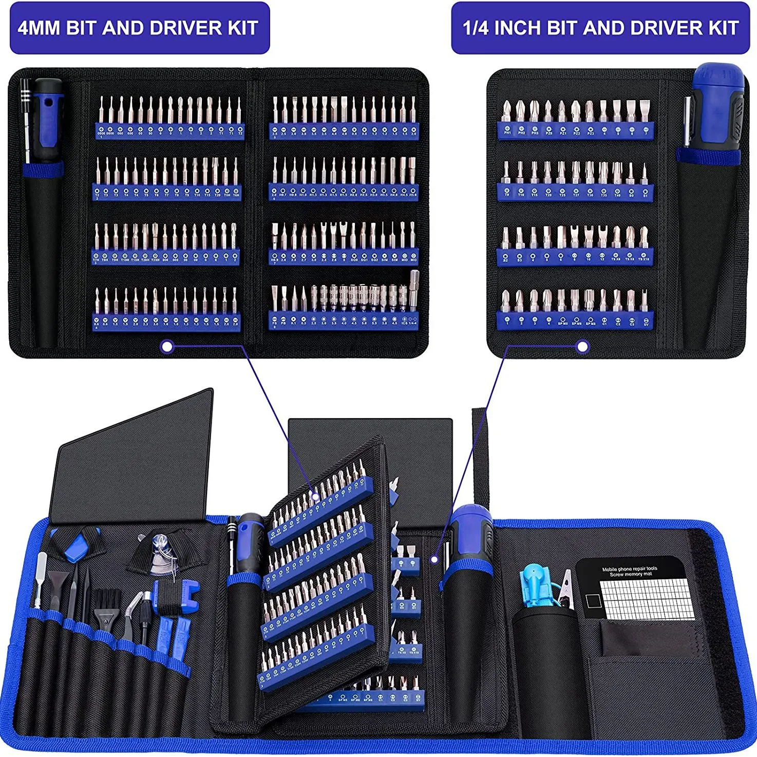 1901 Precision Screwdriver Kit Universal Household Repair Tool for Phone Laptop Disassembly