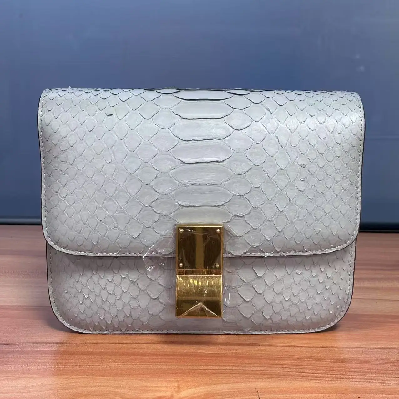 2025 New Snake Leather Women's Bag Genuine Leather Business Women's Crossbody Bag Fashion Lady Shoulder Bag 45