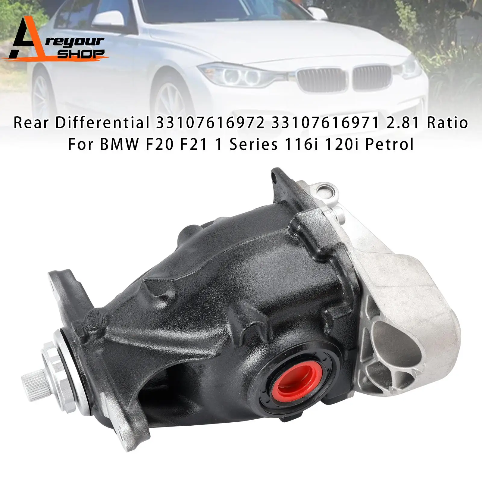 

Rear Differential 33107616972 33107616971 2.81 Ratio for BMW F20 F21 1 Series