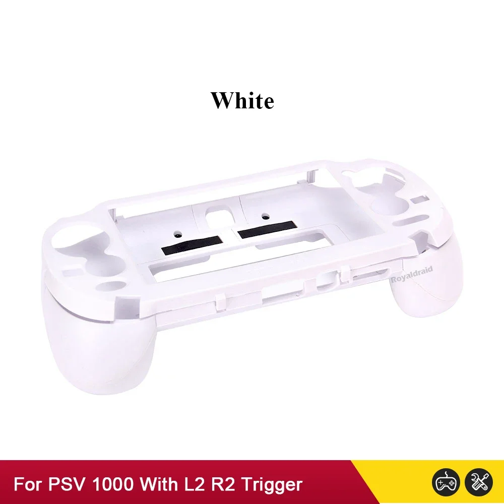 Zwart Wit Frosted Handgreep Joypad Stand Case met L2 R2 Trigger Knop Voor PSV 1000 PS VITA 1000 PSV 1000 Game Console Toegang