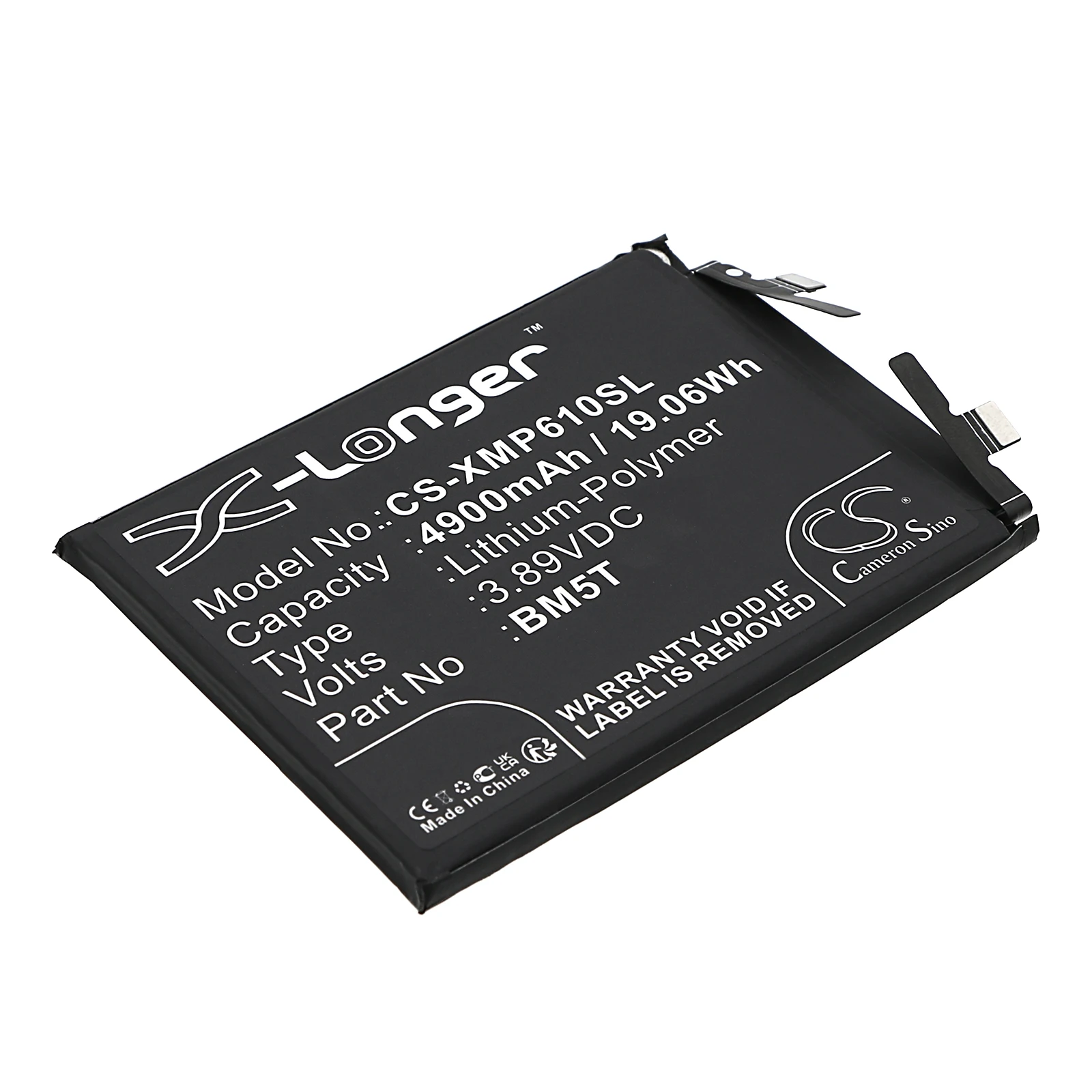 Mobile, Smart Phone 4900mAh Battery for Poco X6 Pro  Xiaomi 2306EPN60G 13T 5G BM5T