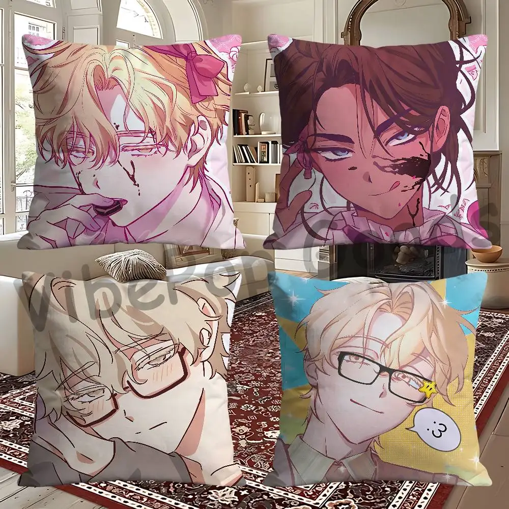 A-Alien S-Stage Luka Print Cushion Cover Aesthetic Bedroom Decor 30x30 65x65 40x40 45x45 50x50 cm