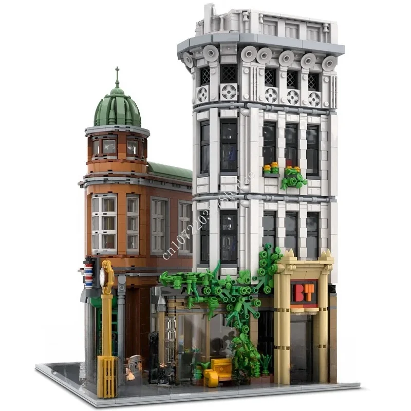 4094 PCS Modular Flatiron  MOC City Street View DIY Bricks Modern Building Block Architecture Collection Series Toys Gifts