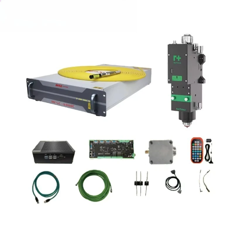 Kit di parti della macchina per tting in fibra combinata da 6Kw che taglia la soluzione del sistema intelligente A+B