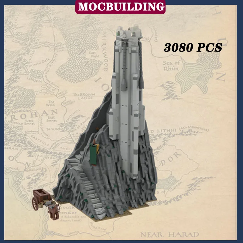 MOC UCS Helm\'s Deep Classical Building Model Build Blocks Set Assemble Collectible Series Toy Giftl