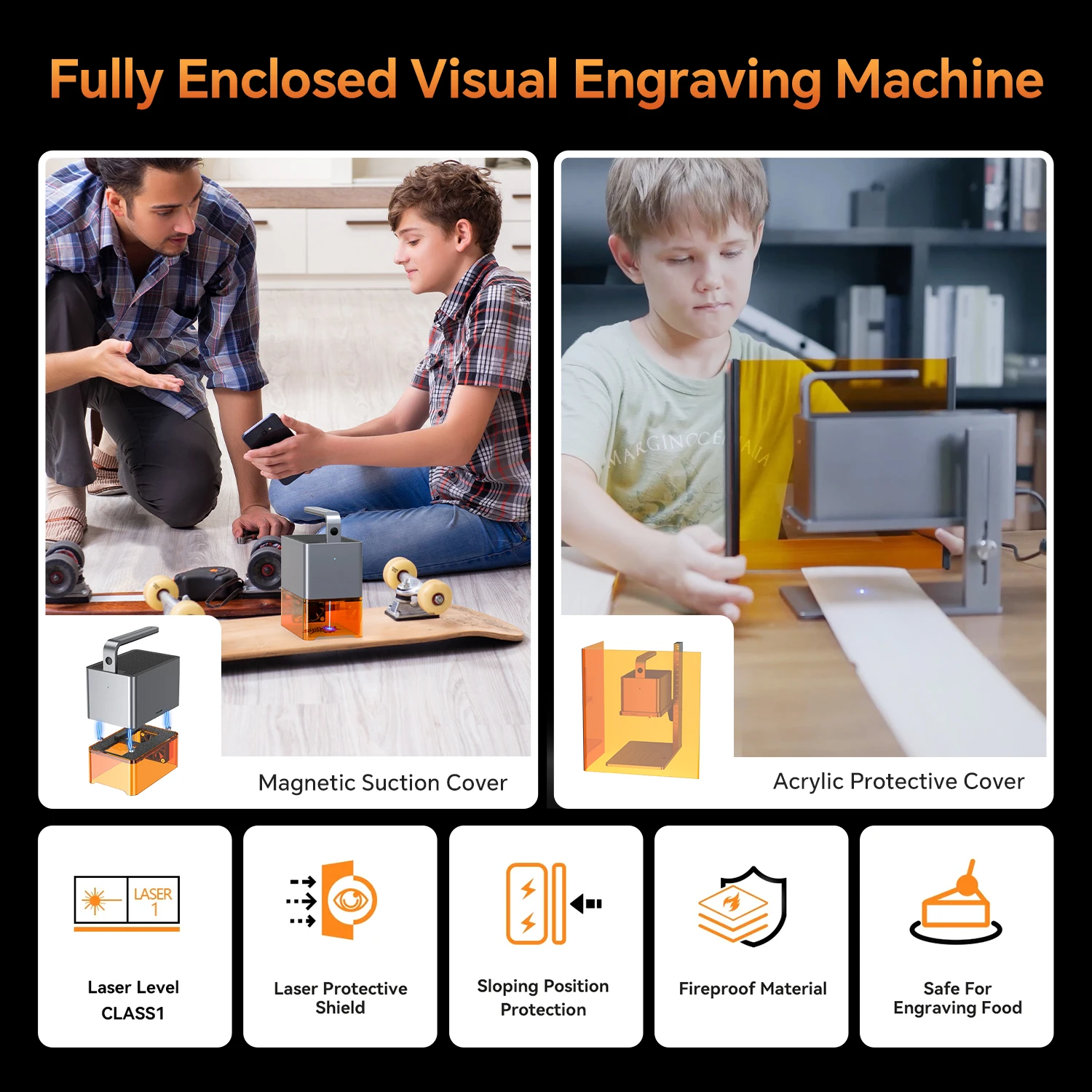 DIY Handheld Laser Engraver Portable Powerful CAVERJOY Z4 SuperFast 5W CNC Engraving Blue laser Cutting Machine for Acrylic