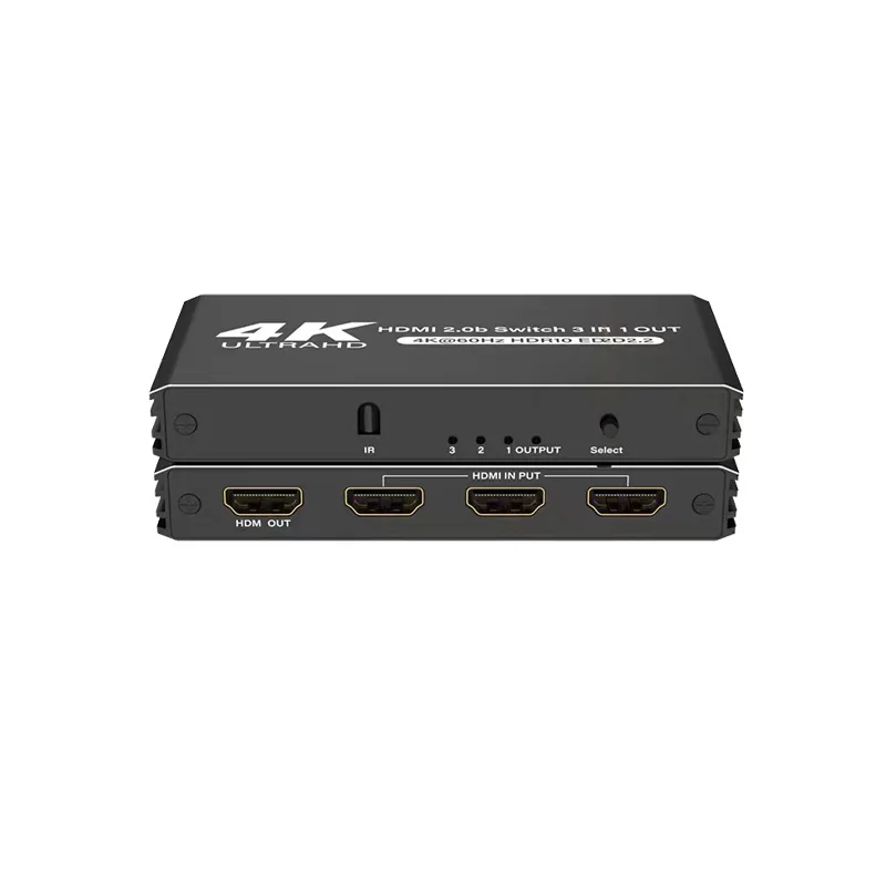 HDTV Switch | 2x1 3x1 HDTV 4K Adapter Switch HDTV Screen Signal Expander Splitter For PS4 Laptop Tablet