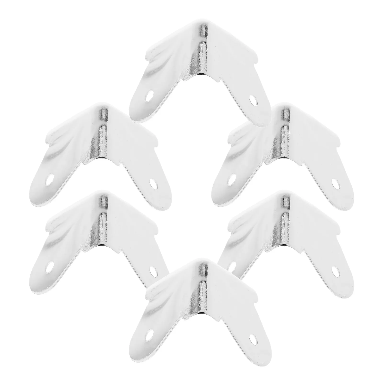 6Pcs Professional Metal Corner Protectors for Speaker Cabinets Audio Gear Stage Equipment Shipping Box Carton Edge Protection
