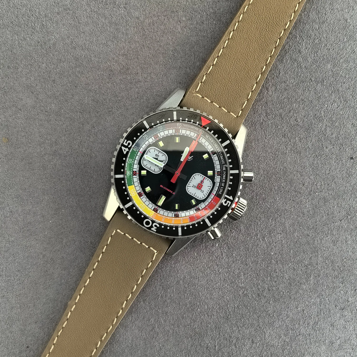 بيير بولين ساعة كرونوغراف للرجال 40 ملم ساعة يد ميكانيكية ملفوفة يدوية مرآة الياقوت TY2901 Mov