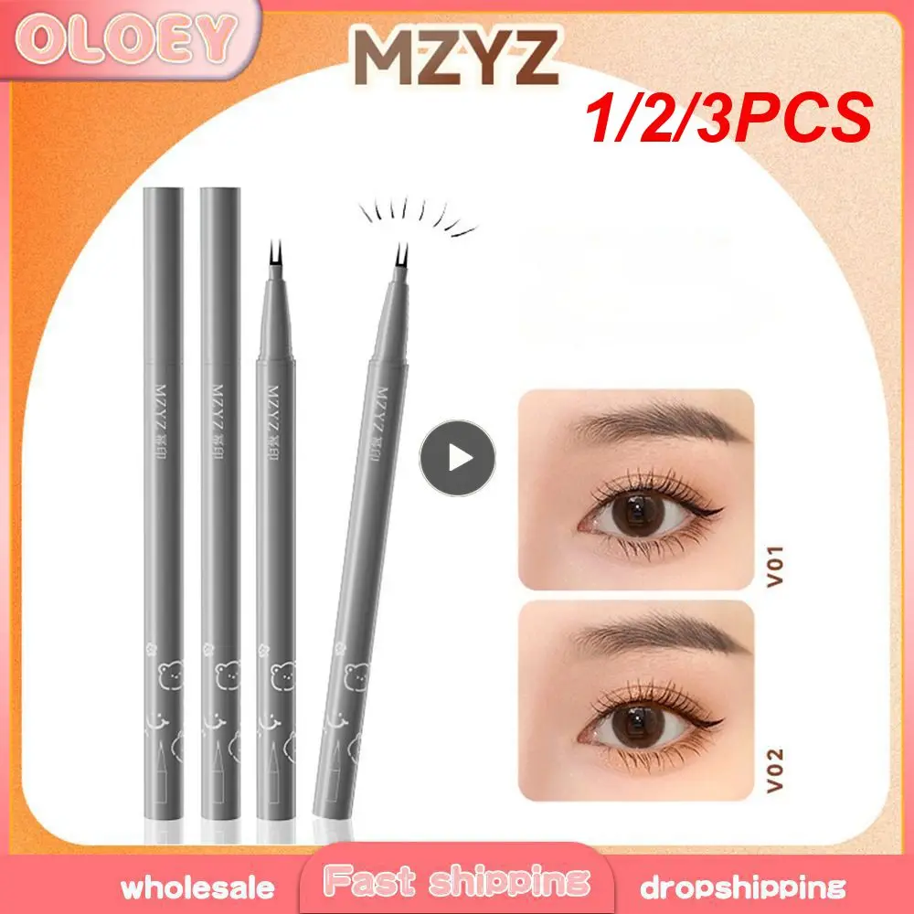 1/2/3PCS Precision Eyeliner Mild Quick Drying Not Easy To Smudge Makeup Film Formation Water Resistant Smooth