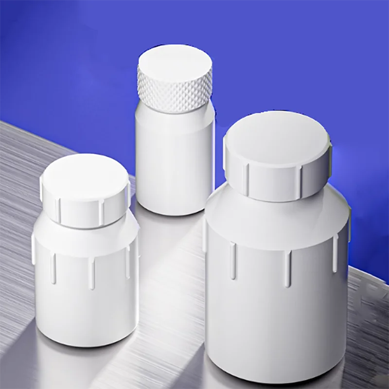 Bouteilles de réactifs en polytétrafluoroéthylène, grandes boces, boces larges, bouteilles d'échantillon avec PTFE résistant aux hautes températures