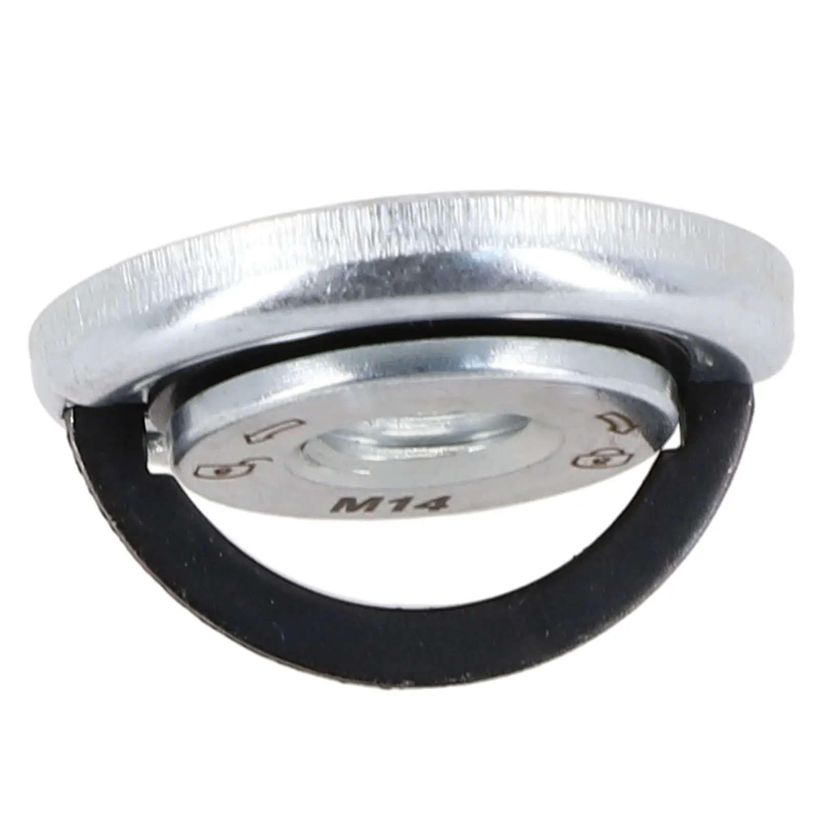 Universal M14 Galvanized Quick Lock Nut – Self-Locking Flange Nut For Angle Grinder Pressing Plate, Carbon Steel, Hand-Tighten