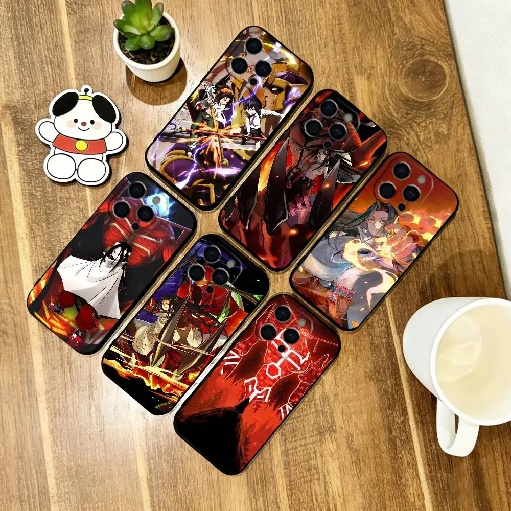 

Shaman King Phone Case For iPhone 17, 16,15,14,13,12,11 Plus,Pro Max, Others Soft Silicone Black Cover