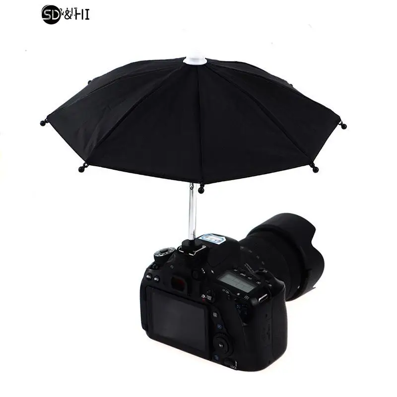 1PC Black Dslr Camera Umbrella Sunshade Rainy Holder For General Camera Photographic Camera Umbrella