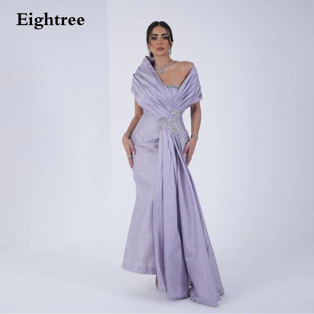 

Eightree Elegant Appliques Prom Dresses Stain Mermaid Lace Long Abendkleider Dubai Evening Dress Robe De Soirée Party Grown 2023