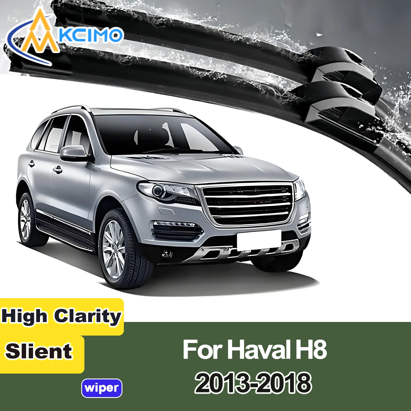 

2PCS New Front Windshield Wiper Blade for Haval H8 2013-2018 Front Windshield Auto Wipers Blade Accessories 2018 2017 2016 2015