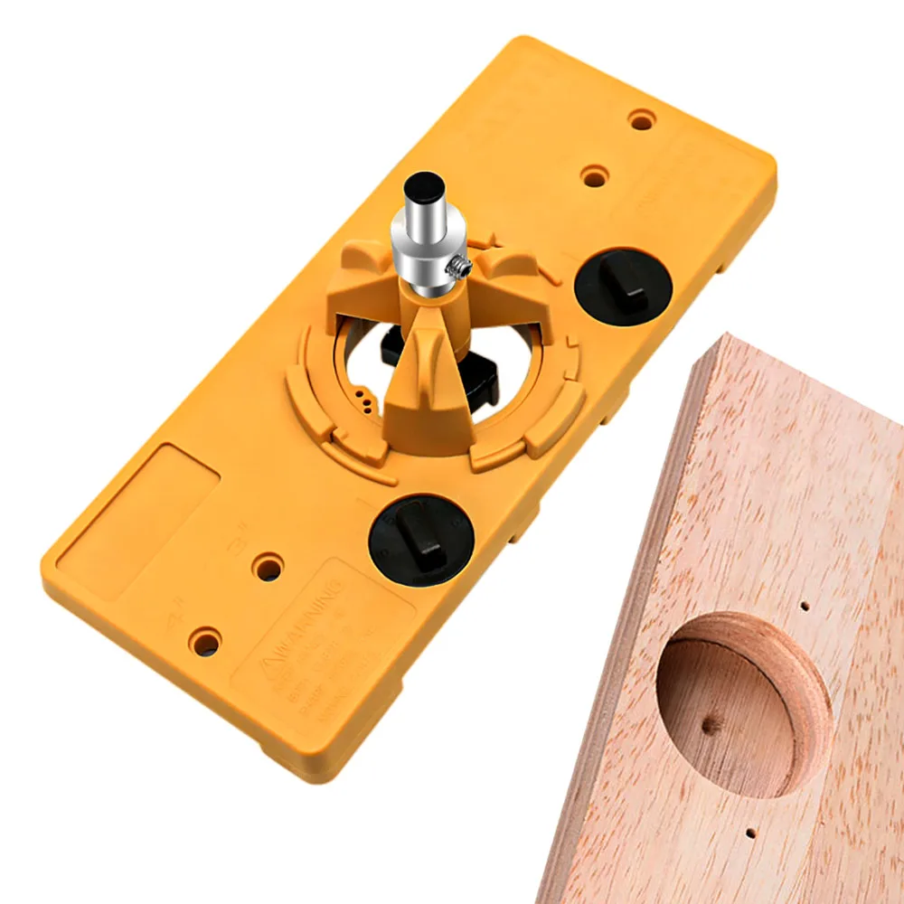 

Drilling Hinge Hole Tool Kit Positioning Cup Style Boring Guide Hinge Hole Locator Door Hole Template Hinge Jig