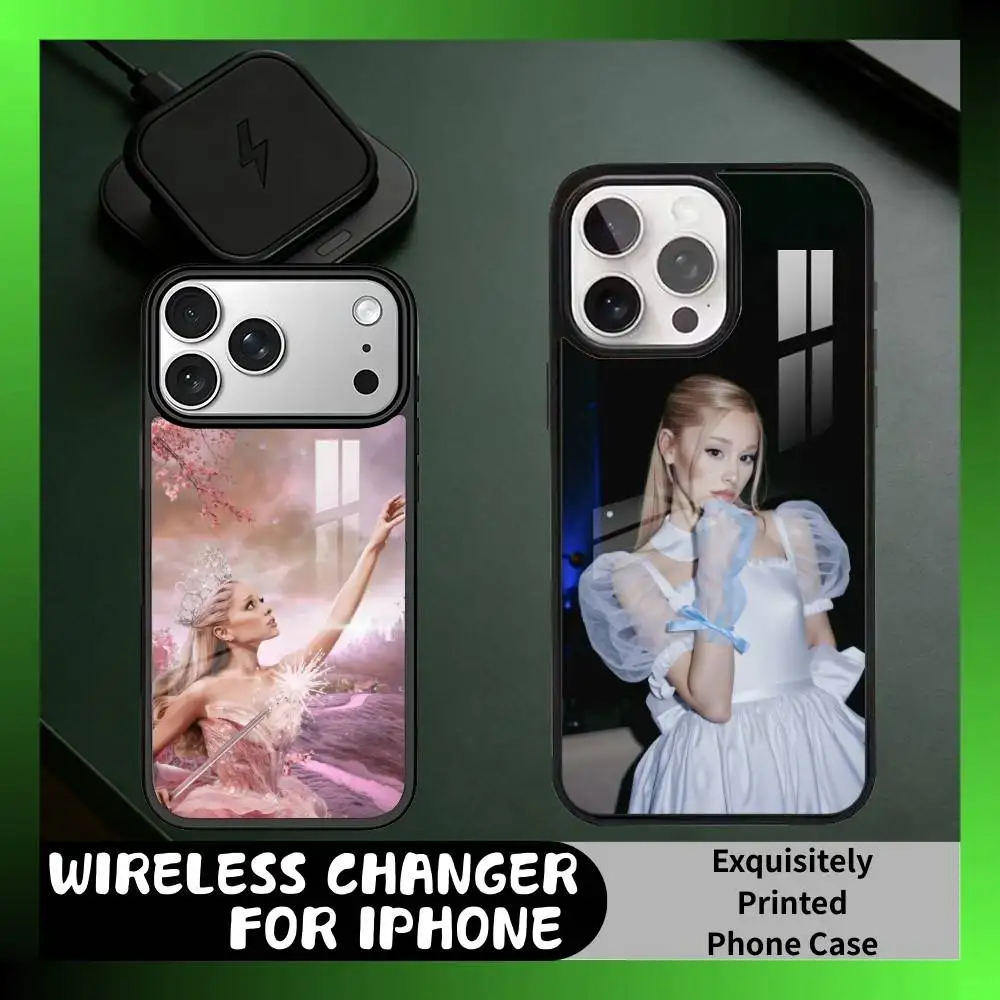 

SWEETENER AG Ariana G-Grande Phone Case For iPhone17,16,15,14,13 Plus,Pro Max Magnetic For Magsafe Wireless Charging
