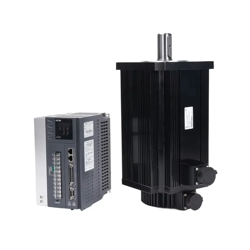 Energy Saving AC Servo Motor Kit With Driver 1200W 220V 3000rpm Low Rotor Inertia for Injection Molding Equipment