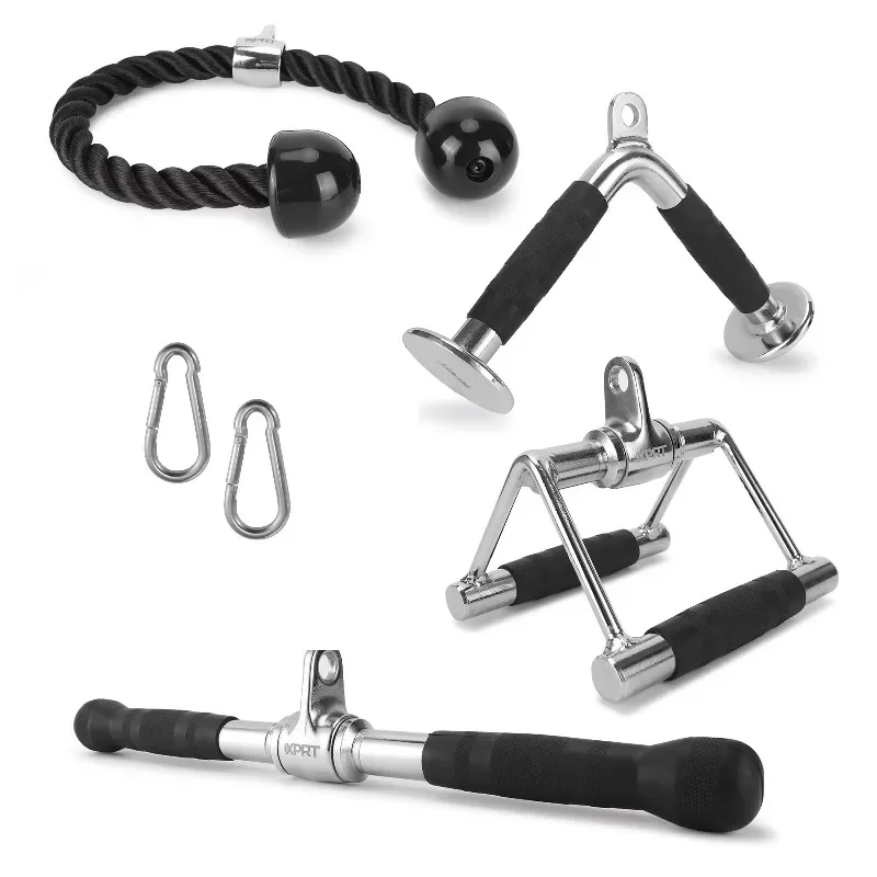 Black Pulley System Cable Accessory Set Fitness Equipment Accessories for Weightlifting