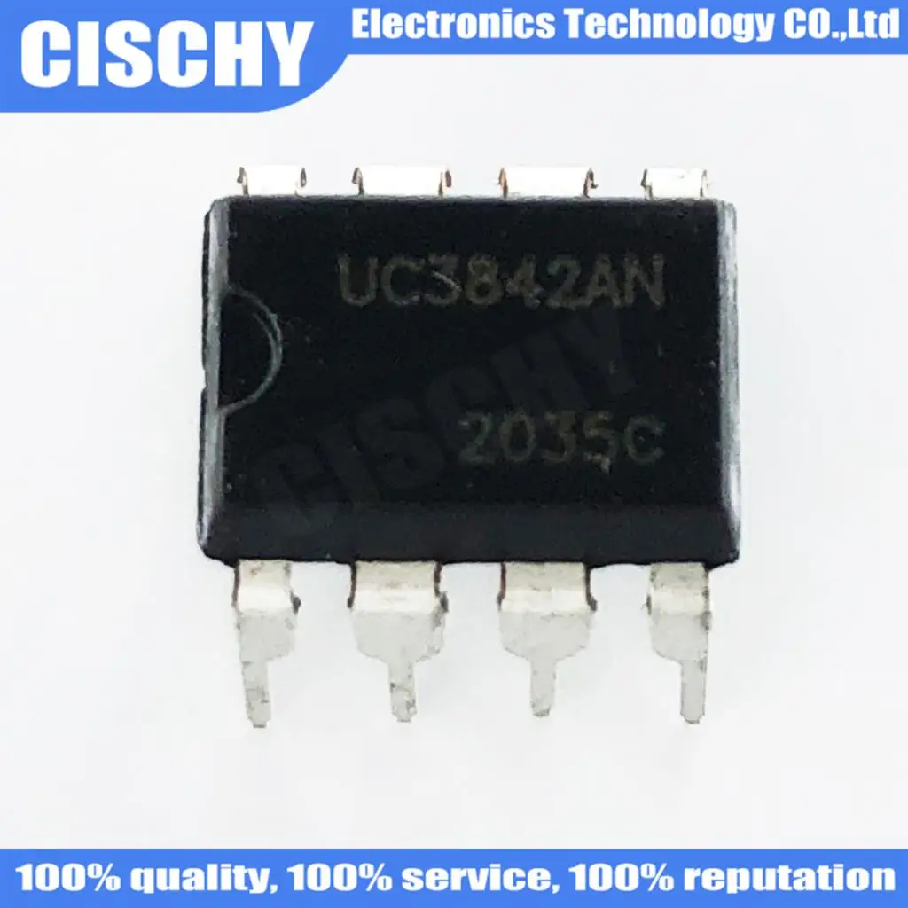 10PCS/lot UC3842AN UC3842BN DIP8 UC3842 3842AN DIP-8 UC3842A UC3842B  IC In Stock