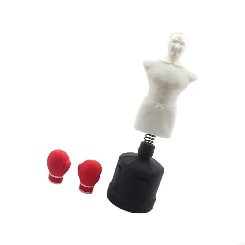 Mini Boxing Gym Accessory Set Compact 5 Inch Collectible Display Model For Dollhouses And Theme Decors