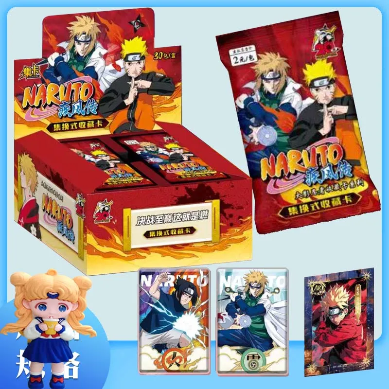 

Naruto Cards Booster Collection Cards Uzumaki Sasuke Ninja Game Rare Cards Box Flash Cards Toys Children Christmas Gift