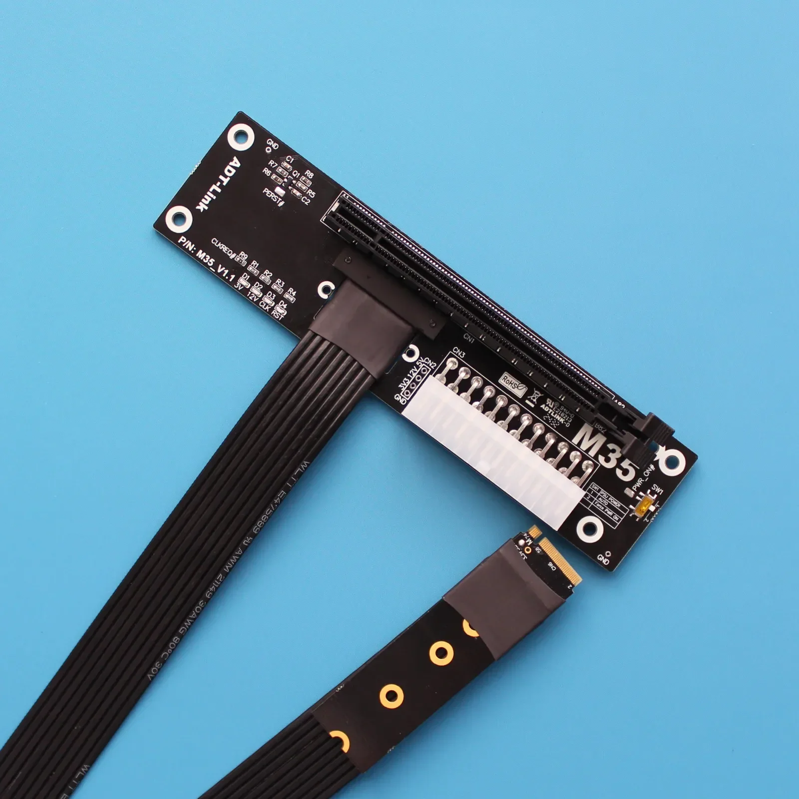 Placa gráfica para laptop ADT M35 externa para externa para M.2 NVMe PCIe3.0/4.0x4 Dock de velocidade total