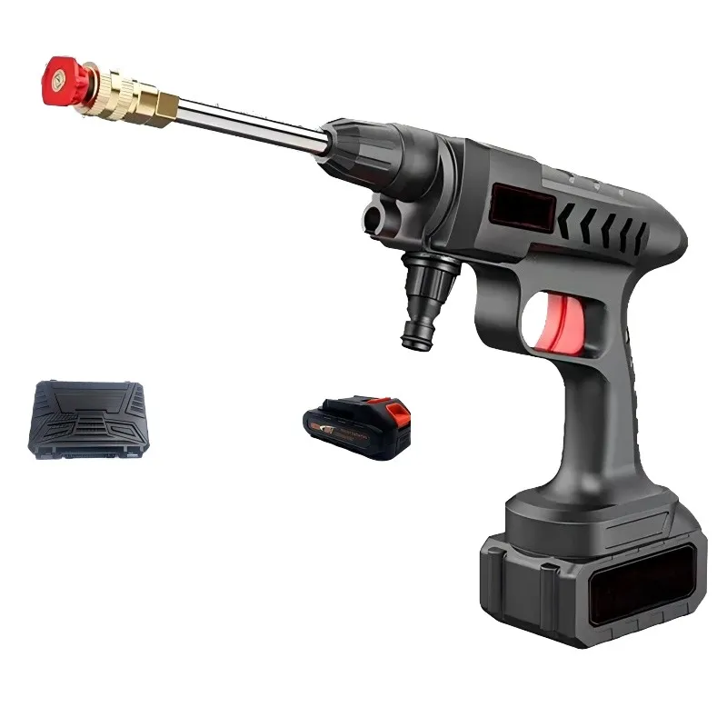 

Portable Cordless Car Washer High Pressure Water Jet Foam Gun with Long Endurance Lithium Battery for Home Outdoor Use