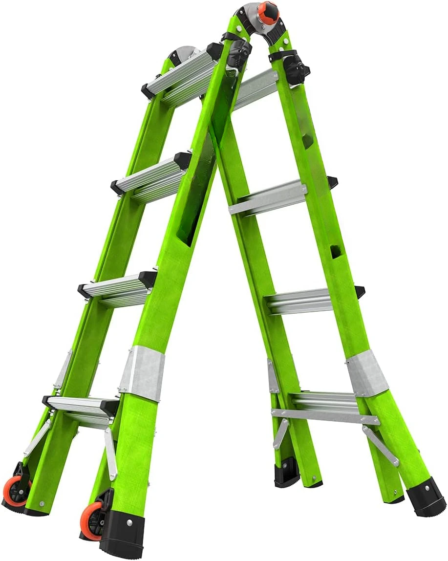 Multi-Position Ladder, Fiberglass, Type 1A, 300 lbs Weight Rating, (16117-001)