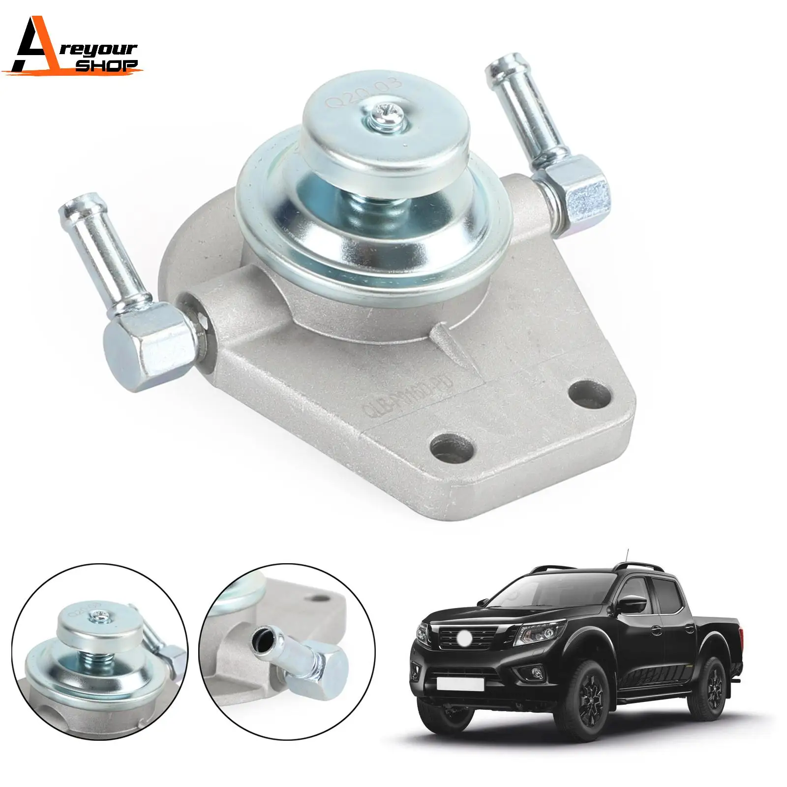 Areyourshop Fuel Filter Housing Primer Pump Cap Fit For Nissan Navara D22 YD25DDTI MT Diesel 164015S900 16401VK50A Car Parts