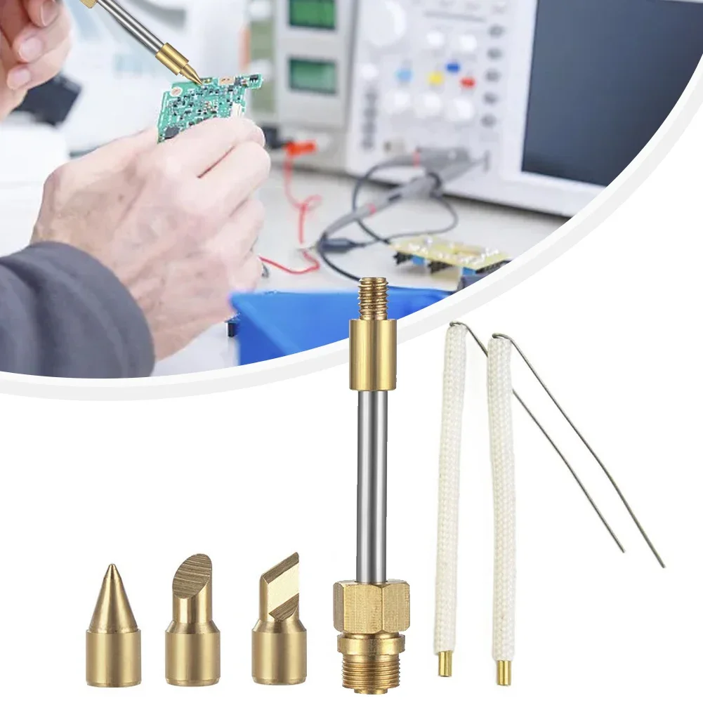 Soldering Iron Tips Set 510 Interface Wireless Soldering Tool 15W Copper Material Easy to Use Great for Precision Welding