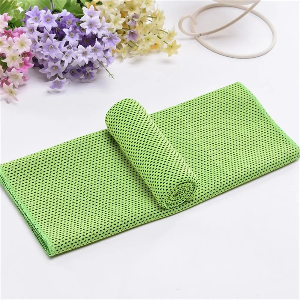 Cooling Towel Instant Relief Microfiber Cool Towels Chilling Neck Wrap Ice Cold Rags for Sports Fitness Camping Cycling Hiking image 5