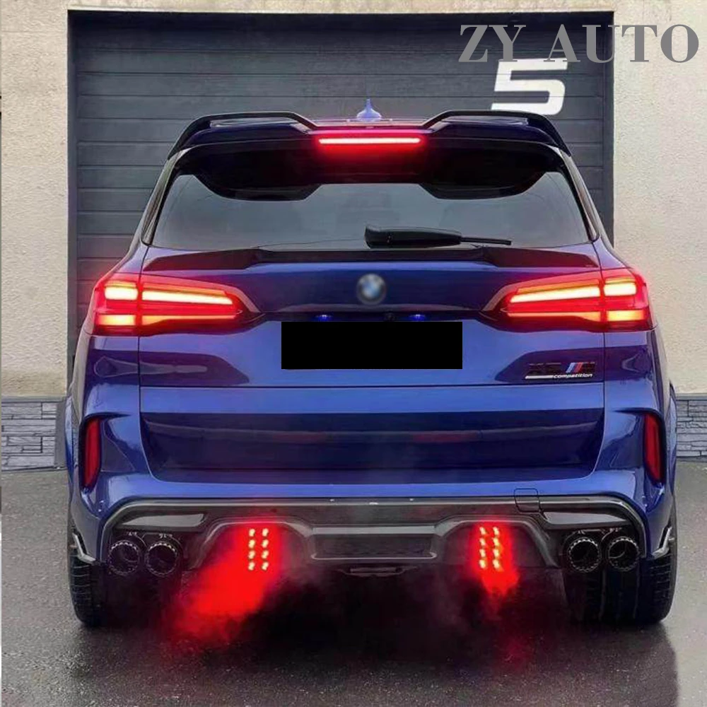 Suitable for 2020-2022 BMW X5M F95 model rear lip body kit carbon fiber material replacement modification parts