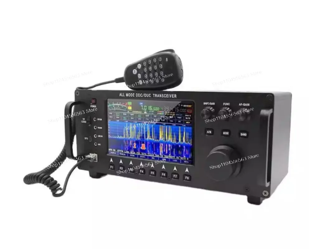 Single Casing 20W 0-750MHz All Mode DDC/DUC Transceiver Mobile Radio LF/HF/6M/VHF/UHF Transceiver for UA3REO with WIFI
