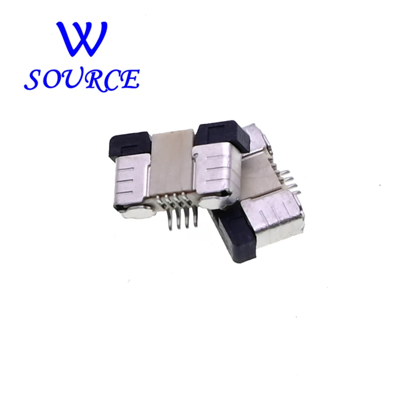 0.5mm 1.0mm FPC FFC Connector Flat Cable PCB SMT ZIF 4 5 6 7 8 10 12 16 18 20 26 28 30 32 36 40 50 54 60P Upper Contact Type