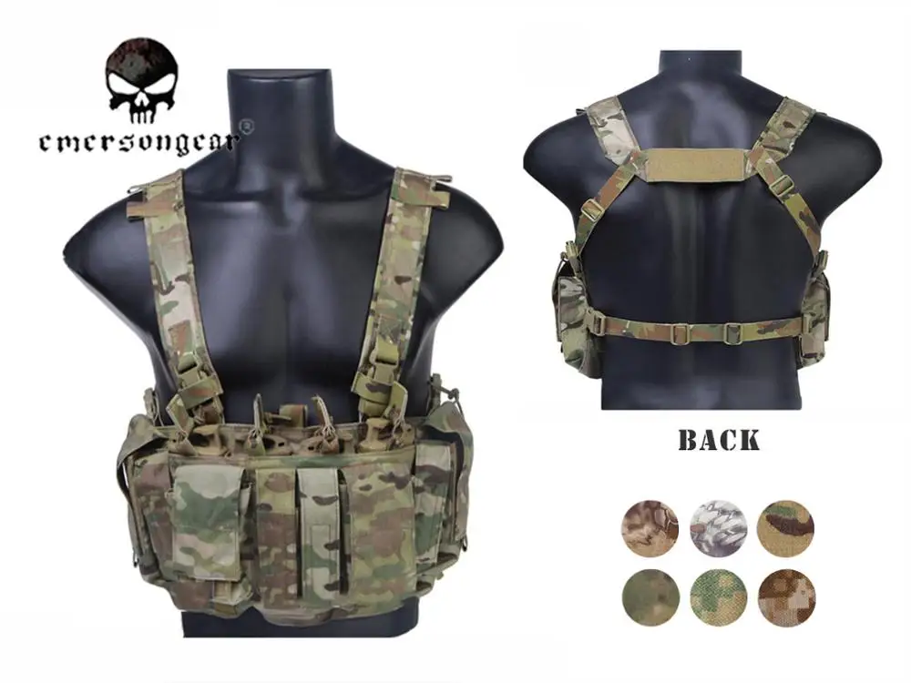 EmersonGear MF Style UW IV Chest Rig Molle Tactical Vest for EDC Tools EM7329