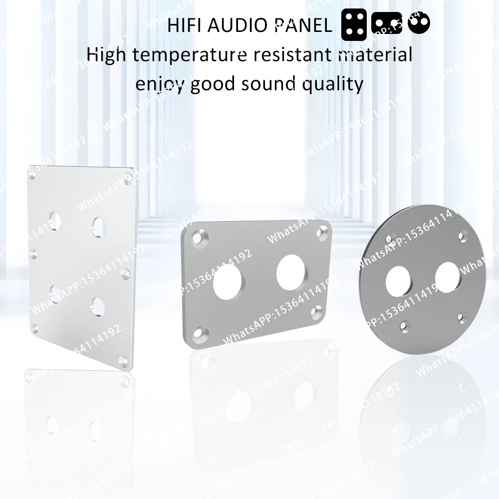 HiFi Female Audio Panel Aluminum Alloy Terminal Cup Banana Jack Socket Binding Post Speaker Box Banana Plug Connector Box