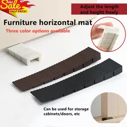 10PCS Adjustable Plastic Furniture Table Levelers Leveling Shims Height Wedges Furniture Gasket Table Chair Balance Foot Gasket