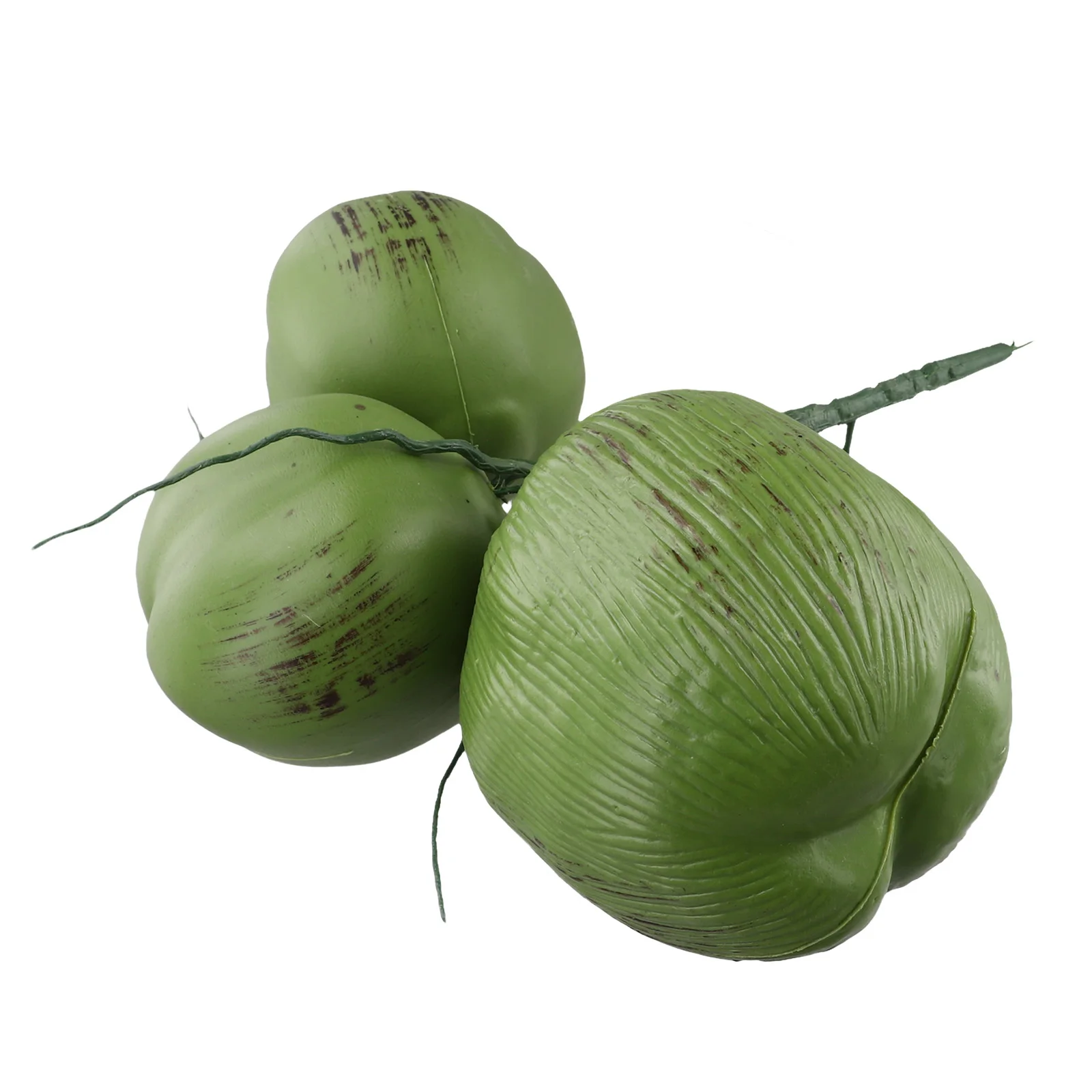 1 Pcs Fruit Ornament Artificial Coconut Fake Farmhouse Decor Simulated Fruit Props Home Party Decoration