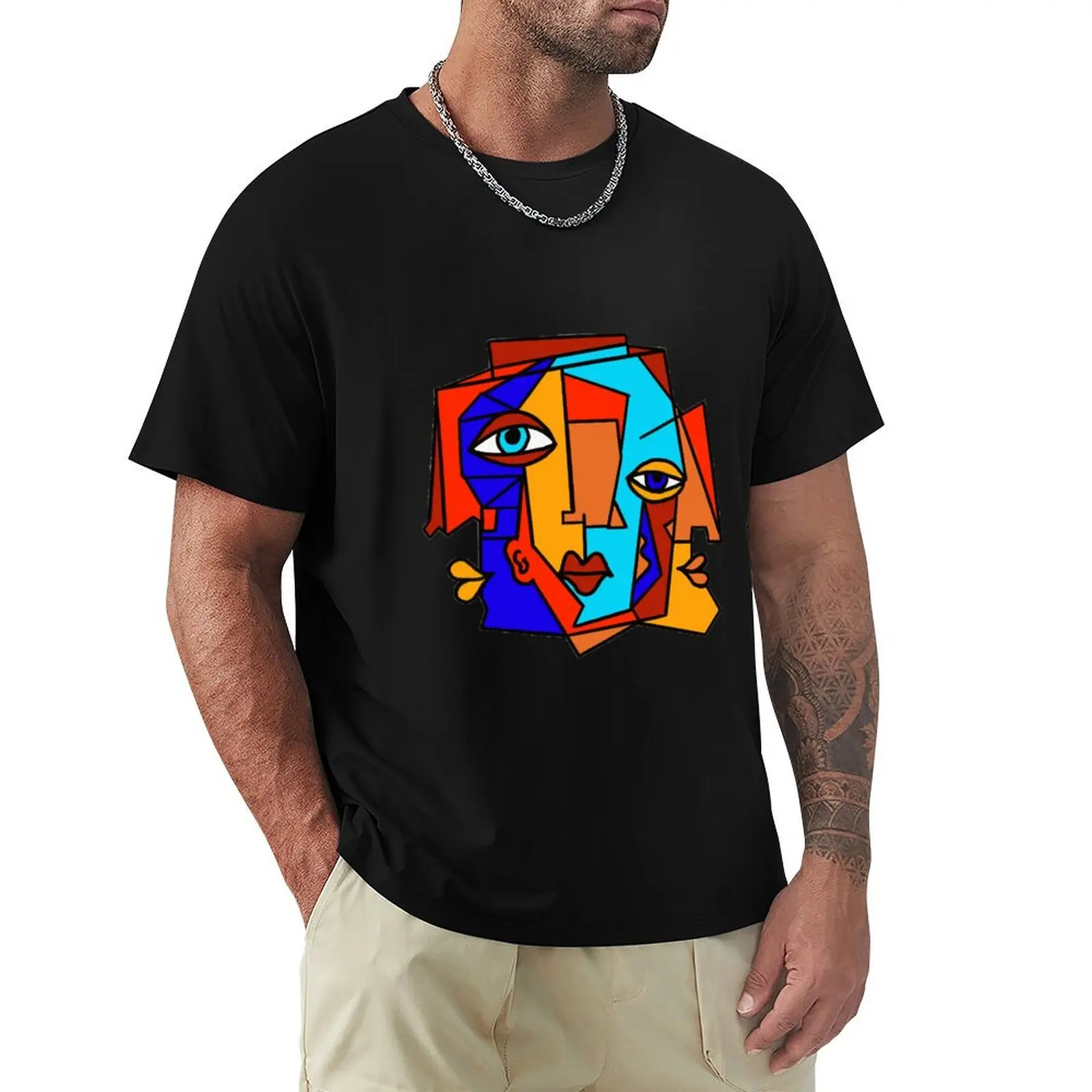 

Faces T-Shirt T-shirts oversize summer tops tshirts personalised luxury t-shirt fruit of the loom mens t shirts