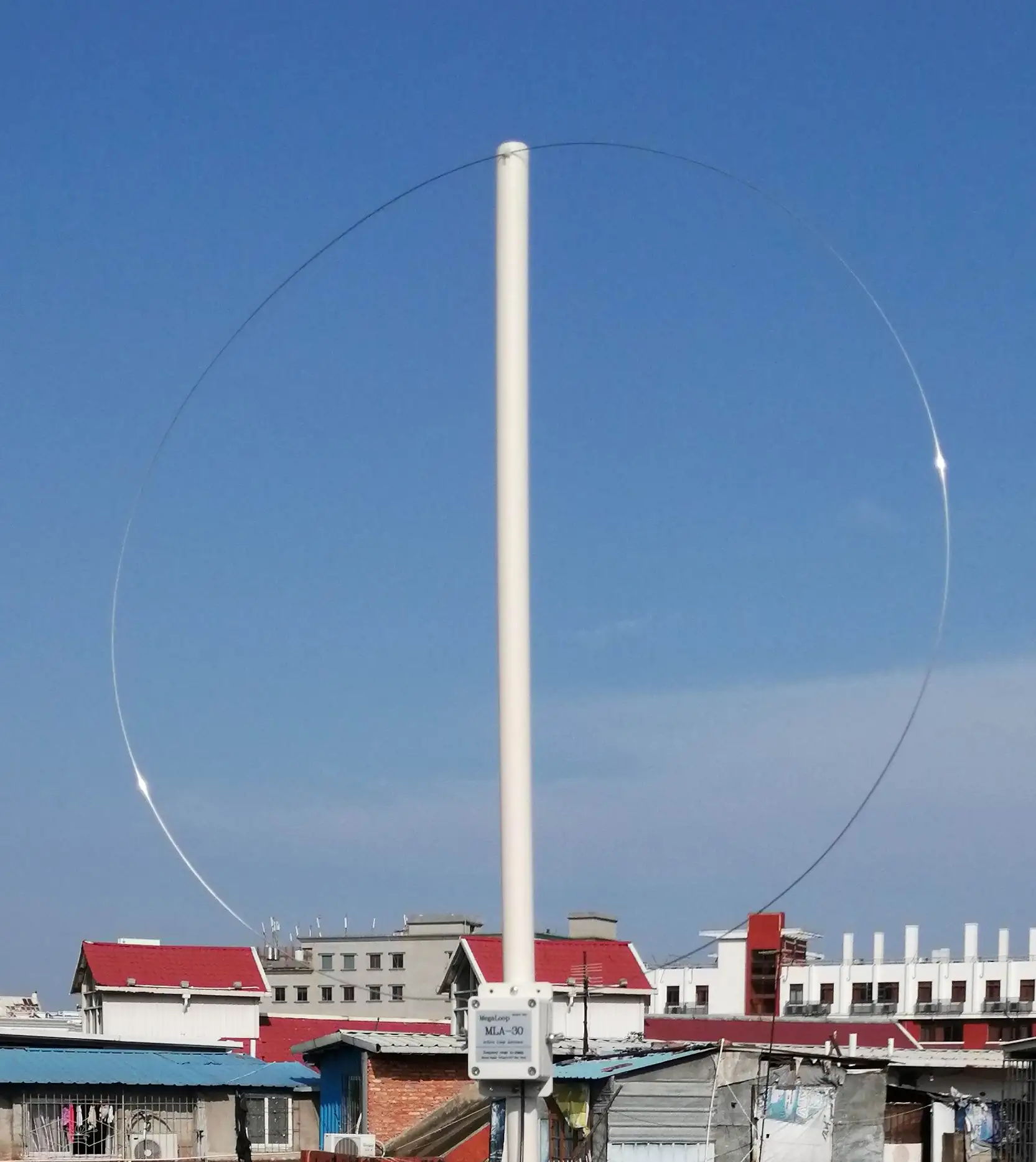 MLA-30 plus Cincin 500 khz-30 MHz antena penerima aktif SDR antena Loop Medium Radio gelombang pendek antena gelombang pendek Kit kebisingan rendah