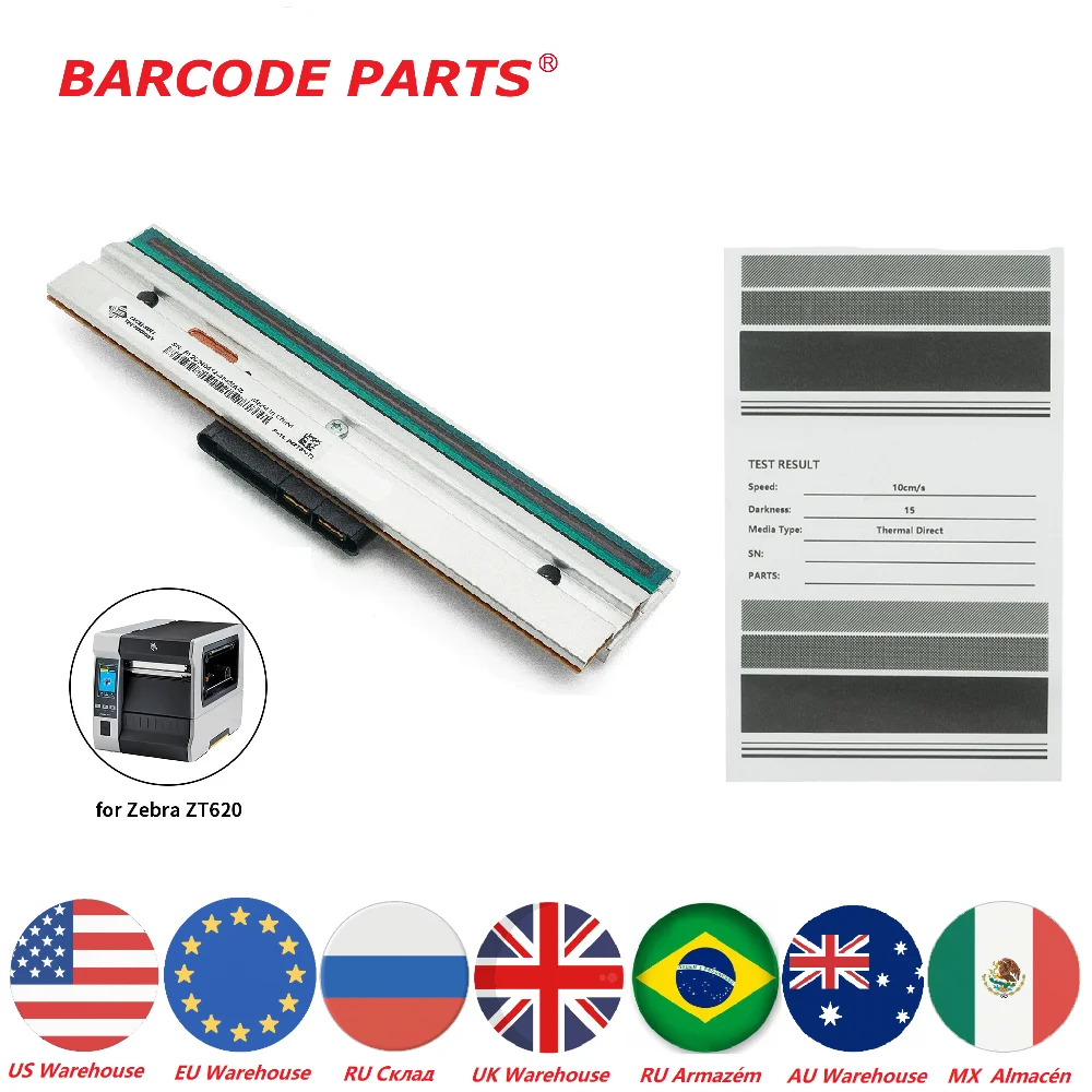 

✅203dpi Printhead for Zebra ZT620 Thermal Card Printer Head,P1083320-015✅