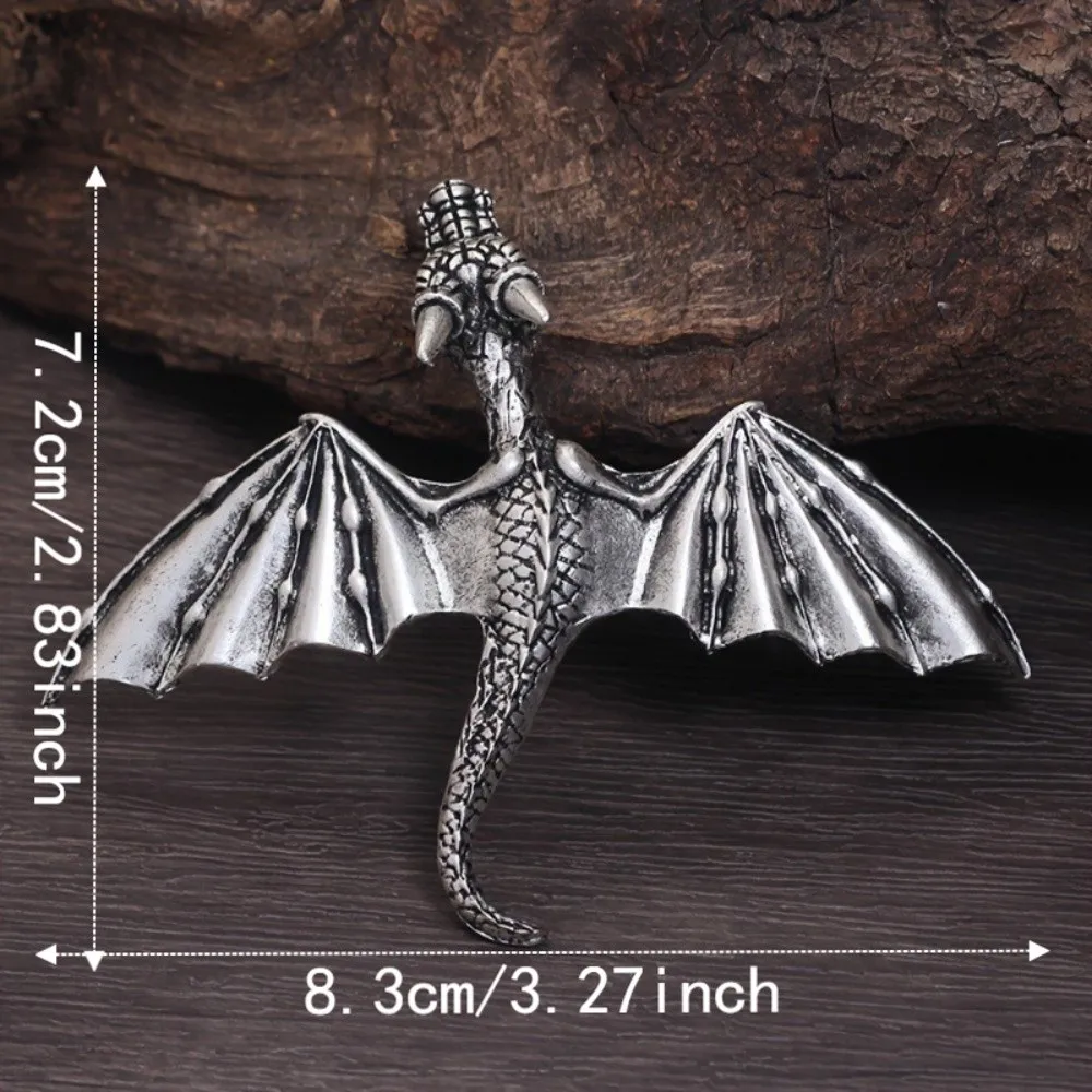 Vintage Viking Dragon Hairpin Elegant Unique Flying Dragon Hair Clip Personalized Hair Accessory Retro Spring Clip Mother's Day view 6