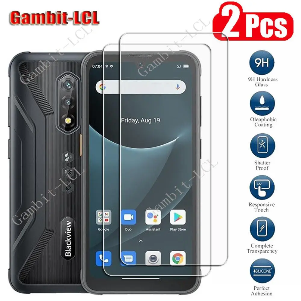 2PCS 9H Protective Tempered Glass For Blackview BV5200 6.09