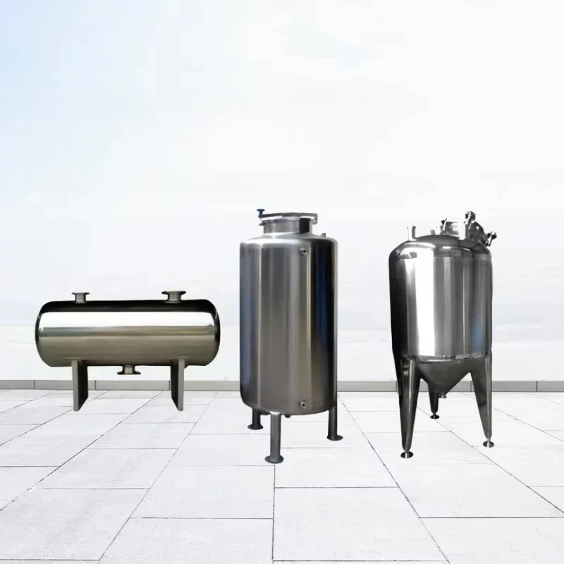 100L and 10000L Stainless Steel Collection Containers Water Coconut Milk Juice Beverage Storage Tanks