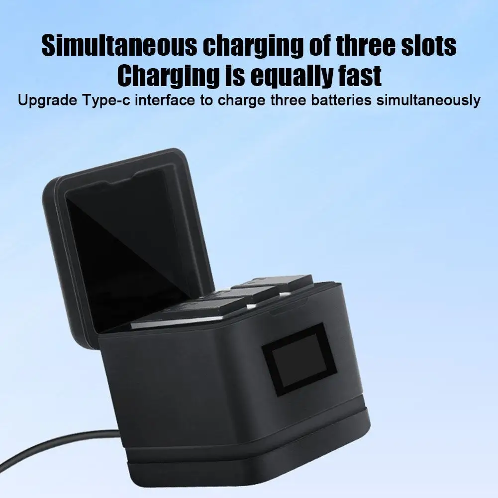 Camera Battery Charger Suitable For Insta 360 Ace Pro Can Accommodate Three Batteries At The Same Time Super Fast Charging D8W6